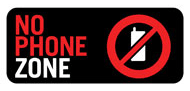 No Phone Zone logo