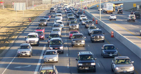 San Antonio traffic jam