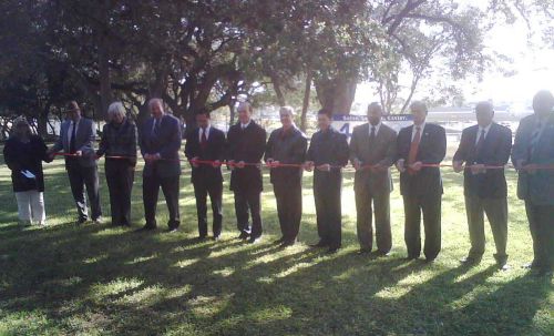 Ribbon cutting for Loop 410 expansion