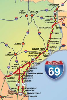 I-69 map